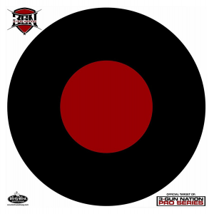 Birchwood Casey 35182 Dirty Bird 3-Gun Nation Bullseye Tagboard Target 17.25 in 100 Per Pkg
