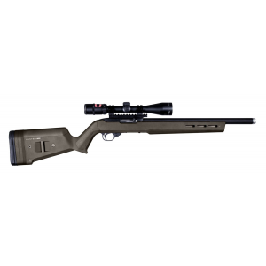 Magpul MAG548-ODG Hunter X-22 Stock Fixed Adjustable Comb OD Green Synthetic for Ruger 10/22