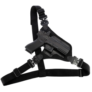 Galco HR186B High Ready Chest Holster Fits Chest Up To 58 in Black/ Fits Ruger Alaskan