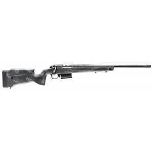 Bergara Rifles B14LM7513CF B-14 Crest 7mm PRC 5+1 22 in Sniper Gray Cerakote #5 Contour Threaded Barrel, Sniper Gray Cerakote Steel Receiver, Black & Gray Sponge Fixed Carbon Fiber Stock