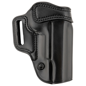 Galco AV212RB Avenger OWB Black Leather Fits 1911 5 in Belt Slide\t Right Hand