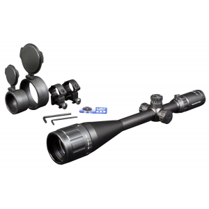 Firefield FF13045 Tactical Matte Black 8-32x50mm AO 1 in Tube Illuminated Red/Green Mil-Dot Reticle