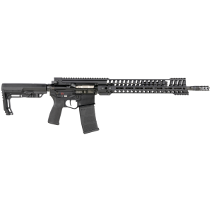 Patriot Ordnance Factory 01143 P415 Edge 223 Rem,5.56x45mm NATO 16.50 in 30+1 Black Hard Coat Anodized 6 Position MFT Stock, Rifle