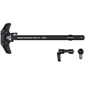 Radian Weapons R0290 Raptor LT Lightweight Charging Handle & 45/90 Talon Safety\t Black\t Ambi Controls\t Fits Mil-Spec AR-15/M16 Platform