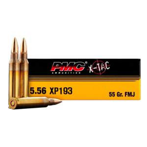 PMC 556xbp X-tac Battle Pack 5.56x45mm Nato 55 Gr Full Metal Jacket Boat Tail 200 Per Box/ 5 Cs