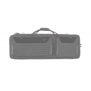 Tac Six 10838 Unit Tactical Case made of Black 600D Polyester with Lockable Zippers\t Flexible Design\t Rope Handles\t MOLLE System\t Storage Pockets & Holds up to 2 Rifles 38 in L x 13 in W x 7.50 in H Interior Dimensions