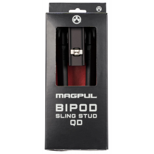 Magpul MAG1075-BLK Bipod made of Aluminum with Black Finish\t Sling Stud Attachment\t 6.30-10.30 in Vertical Adjustment\t & Rubber Feet for AR-Platform