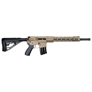 Alexander Arms Tactical 50 Beowulf Caliber with 18 in Black Barrel, 7+1 Capacity, Flat Dark Earth Cerakote Metal Finish, Black Adjustable B5 Bravo Stock & Finger Grooved Black Polymer Grip Right Hand