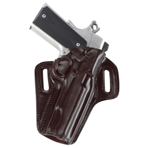 Galco CON212B Concealable OWB Black Leather Belt Slide Fits 1911 Right Hand