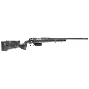 Bergara Rifles B14LM751CF B-14 Crest 300 Win Mag 5+1 22 in Sniper Gray Cerakote #5 Contour Threaded Barrel, Sniper Gray Cerakote Steel Receiver, Black & Gray Sponge Fixed Carbon Fiber Stock