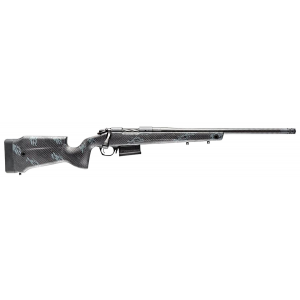 Bergara Rifles B14S752CF B-14 Crest 6.5 Creedmoor 5+1 20 in Sniper Gray Cerakote #5 Contour Threaded Barrel, Sniper Gray Cerakote Steel Receiver, Black & Gray Sponge Fixed Carbon Fiber Stock