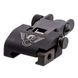 Wilson Combat TRQDSR Rear Sight Black Flip-Up for AR-15