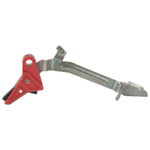 True Precision Axiom Trigger Trigger Bar TP-GLKT2-RBL, Red with Black Safety, For Glock Gen 1-4 (Does Not Fit Gen5) TP-GLKT2-RBL - True Precision