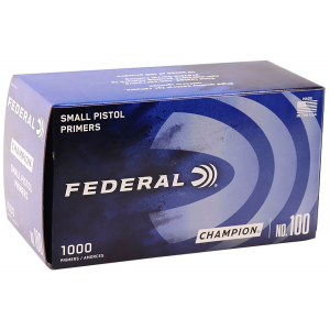 Federal 100 Champion Small Pistol Small Pistol Multi Caliber Handgun 1000 Per Box