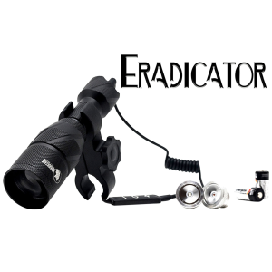 Predator Tactics 97512 Eradicator Light Kit Matte Black Red Filter 300 yds Range