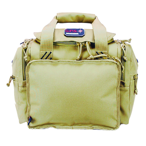GPS Bags 1411MRBT Medium Range Bag Tan Nylon with Lift Portst Storage Pocketst Visual ID Storage System & Lockable Zippers Includes Two Ammo Dump Cups - G Outdoors