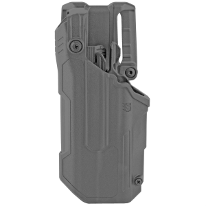 BLACKHAWK T-Series L3D 44N613BKL, Duty Holster, Left Hand, Black Finish, Fits Glock 21 With TLR1/TLR2