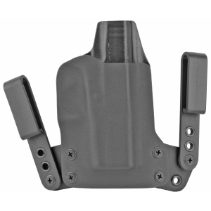 BlackPoint Tactical Mini Wing IWB Holster 115947, Fits Glock 43X, Right Hand, Black Kydex, 15 Degree Cant 115947