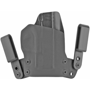 BlackPoint Tactical Mini Wing IWB Holster 122142, Fits Springfield Hellcat, Right Hand, Black Kydex, 15 Degree Cant 122142