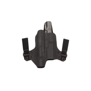 BlackPoint Tactical Mini Wing IWB, Belt Holster, Fits Springfield Echelon, Kydex, Black, 1.75 in Belt Loops, Adjustable, Optics Ready, Tall Sights Compatible, Right Hand 160923