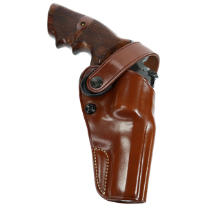 Galco DAO106 DAO OWB Tan Leather Belt Slide Fits S&W L Frame Fits 6 in Barrel Right Hand