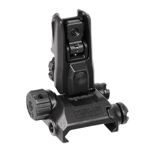 Magpul MAG527-BLK MBUS Pro LR Adjustable Sight Rear Black Adjustable for AR-15
