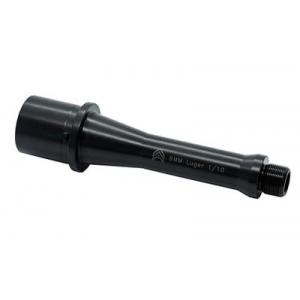 Angstadt Arms Barrel, 9MM, 4.5 in, Threaded 1/28x28, Fits AR Platform, Melonite Finish, Black AA0945BB28