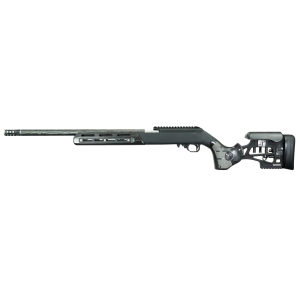 Black Rain Ordnance Executive, Semi-auto Rifle, 22 LR, 20 in Proof Research Threaded Barrel, 1/2X28 in Thread Pitch, Matte Finish, Black, WOOX Furiosa Chassis with Micarta Inserts, 10 Rounds, 1 Mag BRO-22-E-MCB