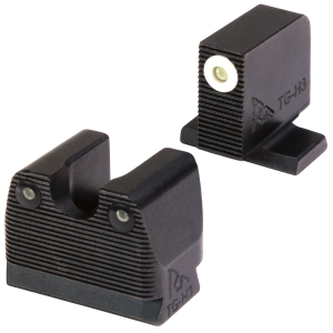Rival Arms RARA3B231S SIG Sauer 3-Dot Night Sights Black | Green Tritium Orange Ring Front Sight Green Tritium Black Ring Rear Sight