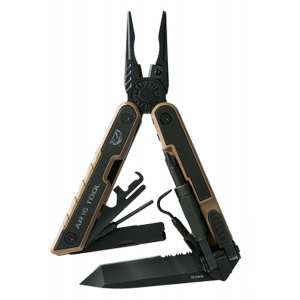 Real Avid AVAR15T AR15 440C SS Part Serrated Blade Black G10 Handle AR Platform