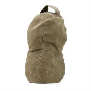 MDT Peanut, Waxed Canvas, Shooting Bag, Sand Fill, 10 inx3.5 inx5 in, Army Duck Canvas Construction, Grulla 108050-GRU
