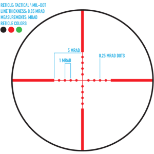 Firefield Tactical 10-40X50Ao Riflescope Mil-Dot Reticle FF13046 - Firefield