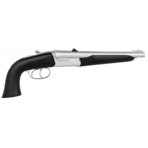 Davide Pedersoli 020S643410 Howdah Alaskan 45 Colt (LC)/410 Gauge 2rd 10.25 Rifled Barrel, Hard Chromed W/Rubber Overmold Wood, Ramp Front/Folding Leaf Rear Sights