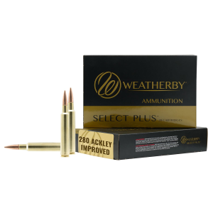 Weatherby R280A175EH Select Plus 280 Ackley Improved, 175 gr, 20 Per Box/ 10 Cs - Weatherby