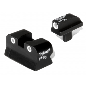 Trijicon 600145 Bright & Tough Night Sights- Colt Government Black | Green Tritium White Outline Front Sight Green Tritium White Outline Rear Sight