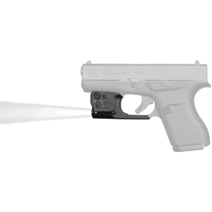 Viridian 9200038 Reactor TL Gen 2 Tactical Light with Holster 140 Lumens 1/3N Lithium Black Fits Glock 43
