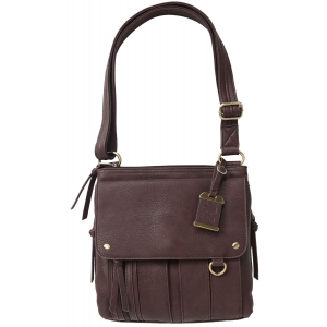 Bulldog BDP035 Cross Body Brown Leather 11 in x 11 in x 2 in