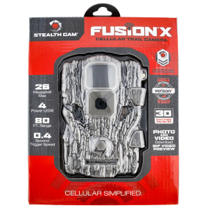 Stealth Cam STCFVRZWX Fusion X Camo Up to 32GB SD Card Memory Features Integrated Python Provision Latch Lock