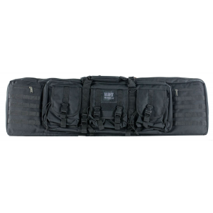 Bulldog BDT6043B BDT Tactical Double 43 in Black Nylon\t 2 Rifles