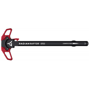 Radian Weapons R0232 Raptor Competition Ambi Charging Handle\t Red\t Fits Mil-Spec AR-15 Platform