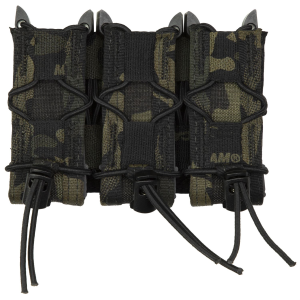 High Speed Gear Pistol TACO 11PT03MB, Triple Mag Pouch, MOLLE, Fits Most Pistol Mags, Hybrid Kydex and Nylon