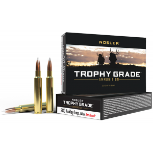 NOSLER 60043 Trophy Grade 280 Ackley Improved 140 Gr NOSLER Accubond 20 Per Box/ 10 Cs