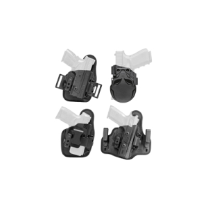 Alien Gear Holsters Core Carry Package SSHK-0203-RH-D, 1.5 in Belt Slide Holster, Black