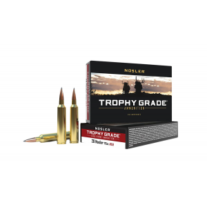 NOSLER 60155 Trophy Grade Long-range 28 NOSLER 175 Gr NOSLER Spitzer Accubond Long Range 20 Per Box/ 10 Cs