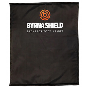 Byrna Technologies BS00119 Shield Backpack Body Armor Black 10 in x 12: in - Byrna