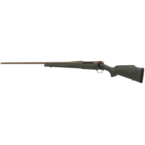 Weatherby MWL01N257WL8B Mark V Weathermark LT 257 Wthby Mag 3+1 Cap 26in Flat Dark Earth Cerakote Rec/Barrel Green with Flat Dark Earth Speckles Fixed Monte Carlo Stock Left Hand (Full Size)