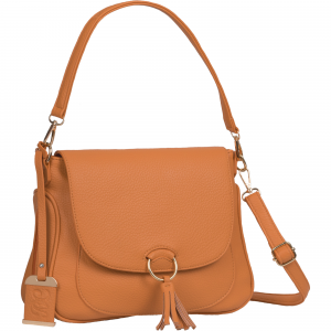 Bulldog Cases Hobo Purse with Holster BDP-077, Orange, Leather BDP-077