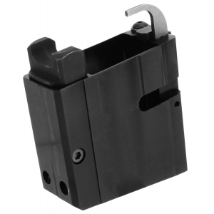 TacFire AD9MMCOLT Magazine Magwell Adapter made of 6061-T6 Aluminum with Hardcoat Anodized Black Finish for Colt SMG & Uzi Style Magazines