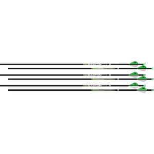 Easton Arrow Fmj 4Mm 340 W/ 2 in Blazer Vanes 6-Pack Long Range 430123