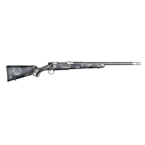 Christensen Arms 8010631300 Ridgeline FFT 6.8 Western 3+1 20 in Stainless Threaded Barrel, Stainless Aluminum Receiver, Black w/Gray Accents Fixed Sporter Carbon Fiber Stock, , Rifle